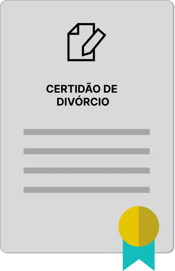 CERTIDÃO DE DIVÓRCIO - Imagem 1
