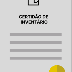 CERTIDÃO DE INVENTÁRIO