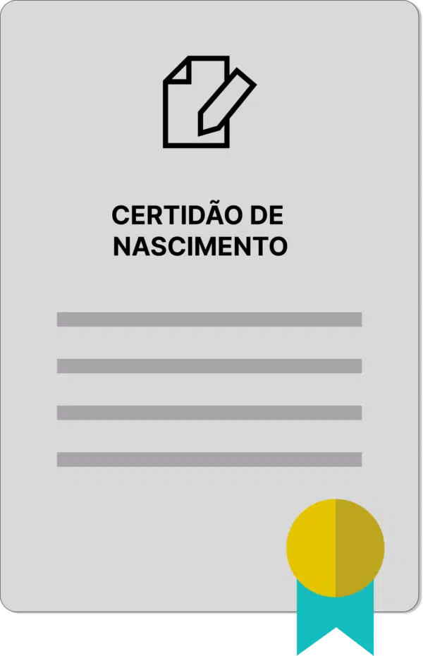 CERTIDÃO DE NASCIMENTO - Imagem 1