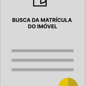 BUSCA DA MATRÍCULA DO IMÓVEL