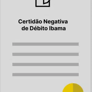 CERTIDÃO NEGATIVA DE DÉBITO IBAMA