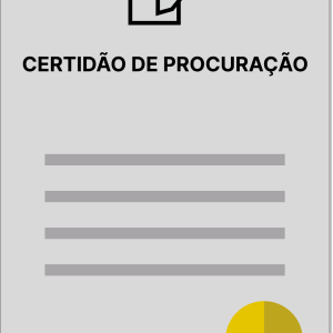 CERTIDÃO DE PROCURAÇÃO