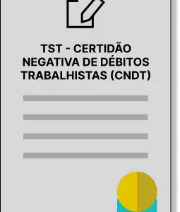 TST - Certidão Negativa de Débitos Trabalhistas (CNDT)