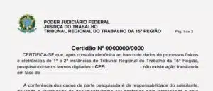 modelo da certidão